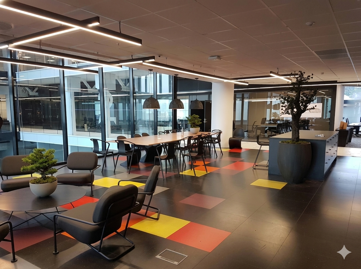 Media City Bergen — fasada i wykończenie